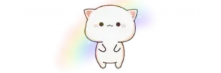 💞 แมว, รุ้ง, น่ารัก, คาวาอิ, ประกาย telegram sticker