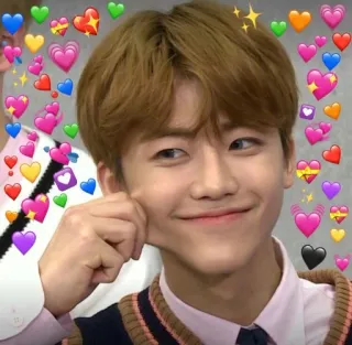 🥒 corazones, lindo, persona, amor, retrato, guapo telegram sticker