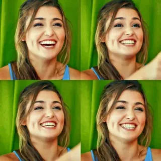 😂 mulher, retrato, pessoa, sorriso, covinhas, atriz, close telegram sticker