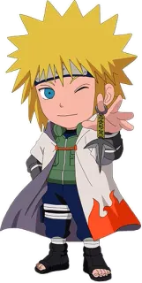 😉 Minato Namikaze Naruto anime, character, fanart, naruto, minato, namikaze telegram sticker