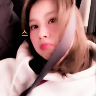 🧺 스 femme, selfie, coréen, fille, portrait, personne telegram sticker