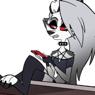 😒 Loona Helluva Boss whatsapp sticker
