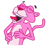 Pink Panther telegram stickers