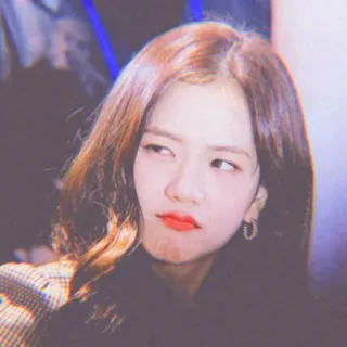 🍭 Jisoo kpop, sänger, person, porträt, frau, promi telegram sticker