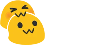 🙂 imut, stiker, emoji, kawaii telegram sticker