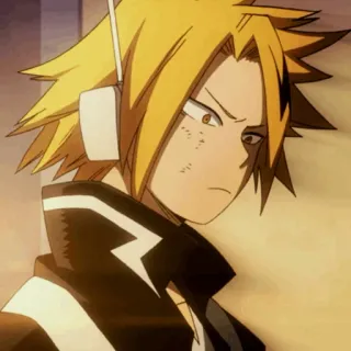 ⚡️ Denki Kaminari My Hero Academia Anime, Manga, My Hero Academia, Denki Kaminari, Personaje whatsapp sticker