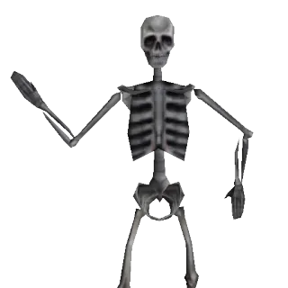 💀 szkielet, anatomia, kości, halloween, straszny telegram sticker