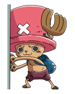 🙈 Tony Tony Chopper One Piece anime, manga, doctor, reindeer, cute telegram sticker