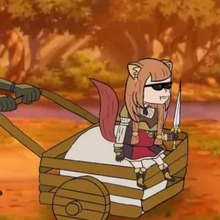 Raphtalia (by @DanVeliar) whatsapp stickers