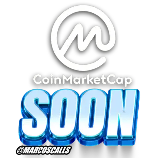 😎 CoinMarketCap SOON @MARCOS CALLS cryptocurrency, coinmarketcap, soon, crypto, finance, investment telegram sticker