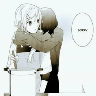 🕷 SORRY. Anime, Cocina, Disculpa, Emociones, Tristeza telegram sticker