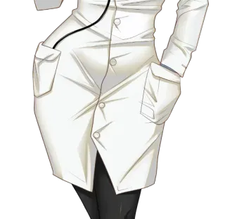 👙 doctor, medical, white coat, nurse, healthcare whatsapp sticker