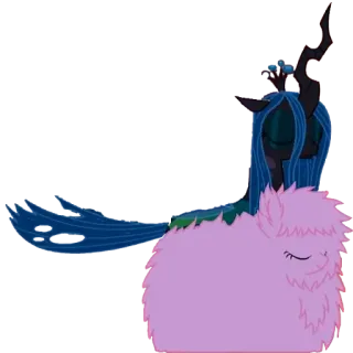 💤 Queen Chrysalis cartoon, pony, cute, character, My Little Pony telegram sticker