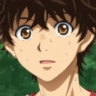 ⚽️ Anime, Menino, Rosto, Ilustração, Desenho animado telegram sticker