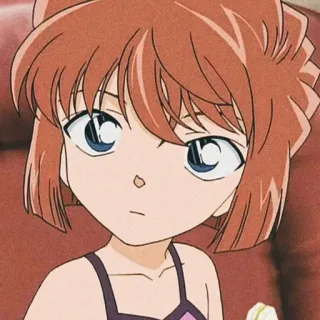 😕 Ai Haibara Detective Conan Ai Haibara, Detektyw Conan, Anime, Postać, Manga telegram sticker
