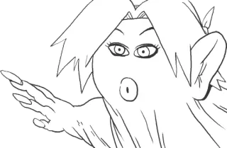 😯 ghost, cartoon, halloween, spooky, creepy, illustration telegram sticker