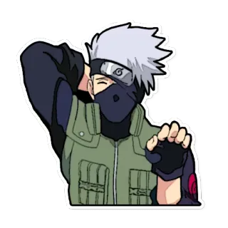 👋 Kakashi Naruto Anime, Personnage, Kakashi, Naruto, Ninja, Dessin animé telegram sticker