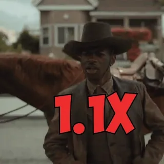🏆 Lil Nas X 1.1X Lil Nas X, カウボーイ, 馬, 西部劇, 音楽 telegram sticker