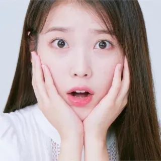😳 IU IU, K-Pop, นักร้องเกาหลี, นักแสดง, คนดัง, นักร้อง telegram sticker