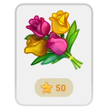 🎁 kwiat, bukiet, tulipan, flora, prezent whatsapp sticker