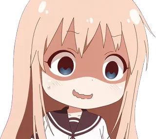 😖 Anime, Personaje, Kawaii, Lindo, Expresión, Chica telegram sticker
