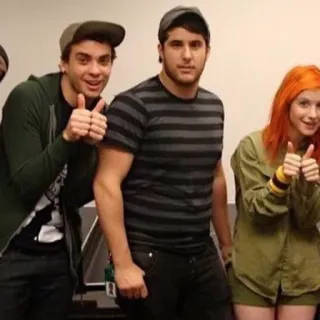 ❤️‍🔥 Paramore, banda, música, Hayley Williams, rock, emo telegram sticker