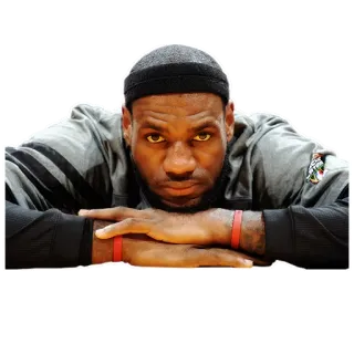 😔 LeBron James pallacanestro, atleta, LeBron James, NBA telegram sticker