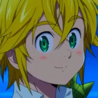 🙂 Meliodas Seven Deadly Sins Аниме, Мелиодас, Семь смертных грехов, Манга, Мультфильм, Персонаж telegram sticker