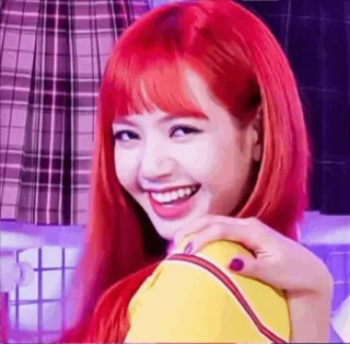 🍊 Lisa kpop, zanger, lisa, vrouw, meisje, portret telegram sticker
