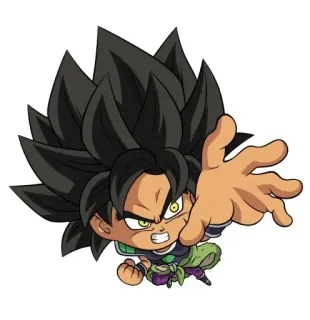 😡 Broly Dragon Ball Anime, Manga, Dragon Ball, Broly, Kartun, Stiker whatsapp sticker