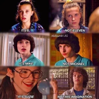 Stranger things telegram stickers