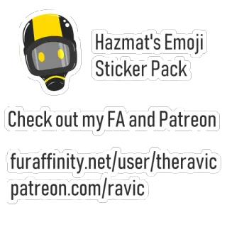 Hazmat telegram stickers