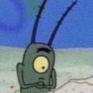 🧽 Plankton Spongebob Squarepants Plankton, Spongebob, Hoạt hình, Buồn, Động telegram sticker