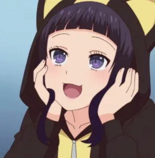 🃏 anime, girl, cute, cartoon, character telegram sticker