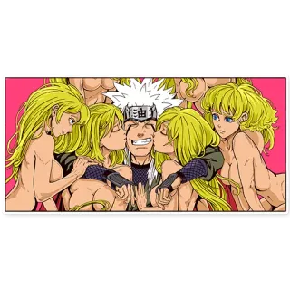 🥰 Jiraiya Naruto Anime, Mangá, Jiraiya, Naruto, Sábio Tarado, Erótico telegram sticker