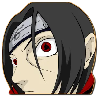 👁 Itachi Uchiha Naruto anime, ninja, itachi, naruto, uchiha, mangekyou sharingan telegram sticker