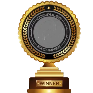🎉 COINPULSE EXCHANGE WINNER coinpulse, exchange, vencedor, troféu, criptomoeda, negócios, prêmio telegram sticker