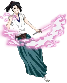 🗡 Rukia Kuchiki Bleach Anime, Espada, Japonês, Personagem, Mulher, Mangá whatsapp sticker