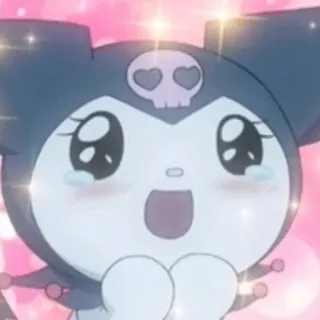 😭 Kuromi Kuromi, Sanrio, Anime, Dibujos animados, Lindo, Kawaii telegram sticker