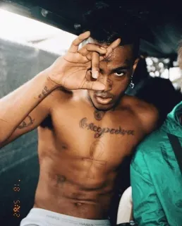🖤 XXXTentacion rapper, music, portrait, artist, celebrity telegram sticker