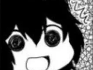 🍃 anime, manga, cartoon, character, expression, shocked telegram sticker