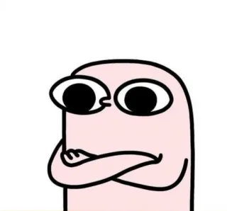 💎 Cartoon, Personage, Illustratie, Grappig, Meme, Dwaas telegram sticker