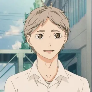 🏐 Koshi Sugawara Haikyuu!! Anime, Haikyuu, Koshi Sugawara, Sugawara, Karasuno, Voleibol telegram sticker