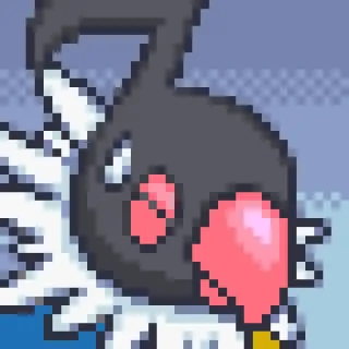 😓 Chatot Pokemon Chatot, Pokémon, Nota musical, Pássaro, Pixel art telegram sticker