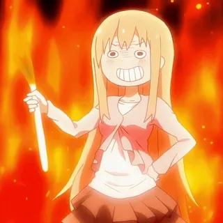 😂 Umaru Doma Himouto! Umaru-chan telegram sticker