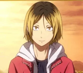 🙂 Kenma Kozume Haikyu!! Anime, Haikyuu, Kenma, Kenma Kozume, Volleyball, Charakter telegram sticker
