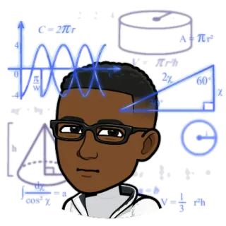 🙁 数学, 方程式, 幾何学, 数学, 公式, Bitmoji telegram sticker