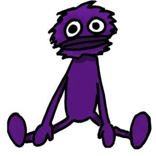 🍆 Monster, Lila, Cartoon, Figur, Kreatur telegram sticker