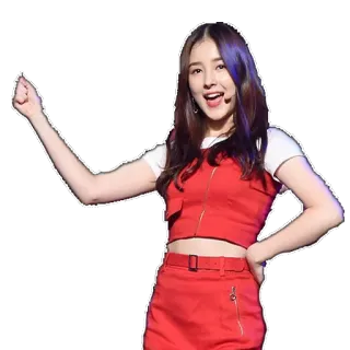 ✊️ Nancy Nancy, K-pop, Cantante, Artista, Idol, Donna, Celebrità, Coreana telegram sticker
