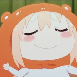 😌 Umaru Doma Himouto! Umaru-chan うまる, アニメ, 可愛い, 漫画, 女の子 telegram sticker